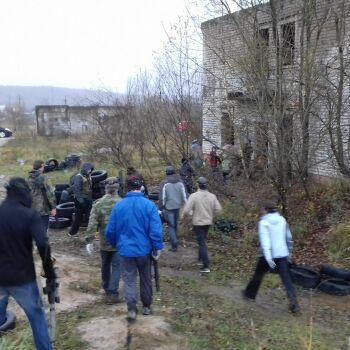 Лазертаг Смоленск — детская игра — Эти люди не испугавшись погодных услови… — фото 5 — октябрь 2017