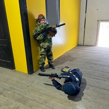 Лазертаг Смоленск — день рождения — Покорители контрольных точек на полях л… — фото 23 — январь 2022